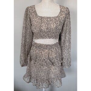 Women's 2pc Leopard Print Outfit